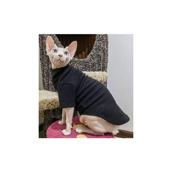 Katzen Shirt -schwarz