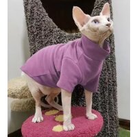 Katzen Shirt - lila